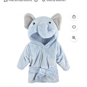 Elephant-Themed Kids Pajamas - Blue